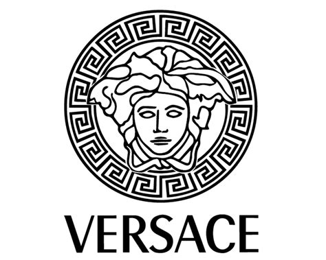 versace logo inspiration|Versace logo black and white.